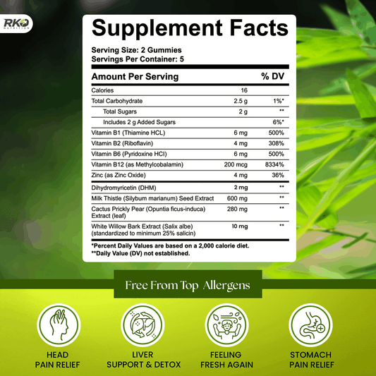 Rapid hangover recovery support