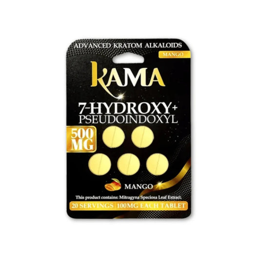 Kama 7-Hydroxy , 5 Flavors, 500mg , Tablets, 5 count