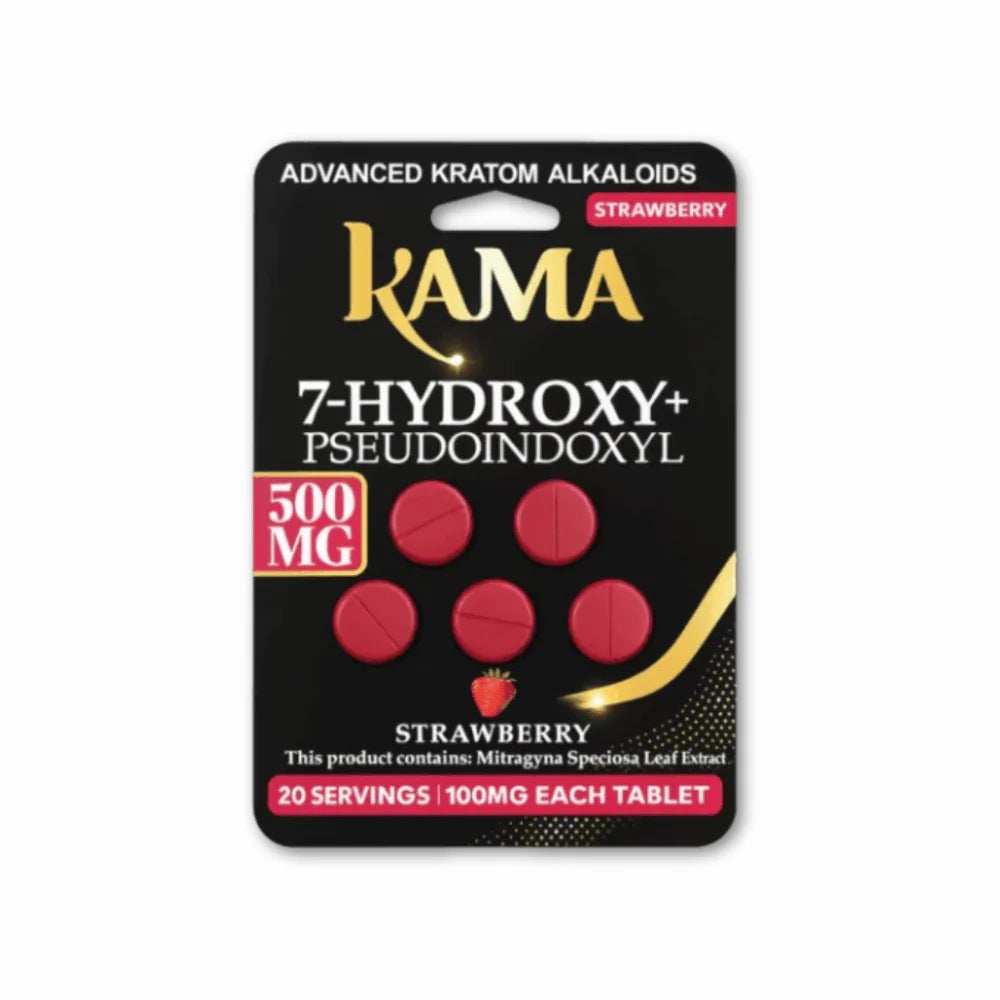 Kama 7-Hydroxy , 5 Flavors, 500mg , Tablets, 5 count